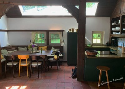 Küche und Essbereich, Waldhaus im Artland