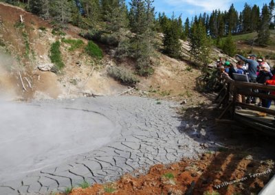 Ranger-geführte Tour am Mud Volcano, Yellowstone National Park