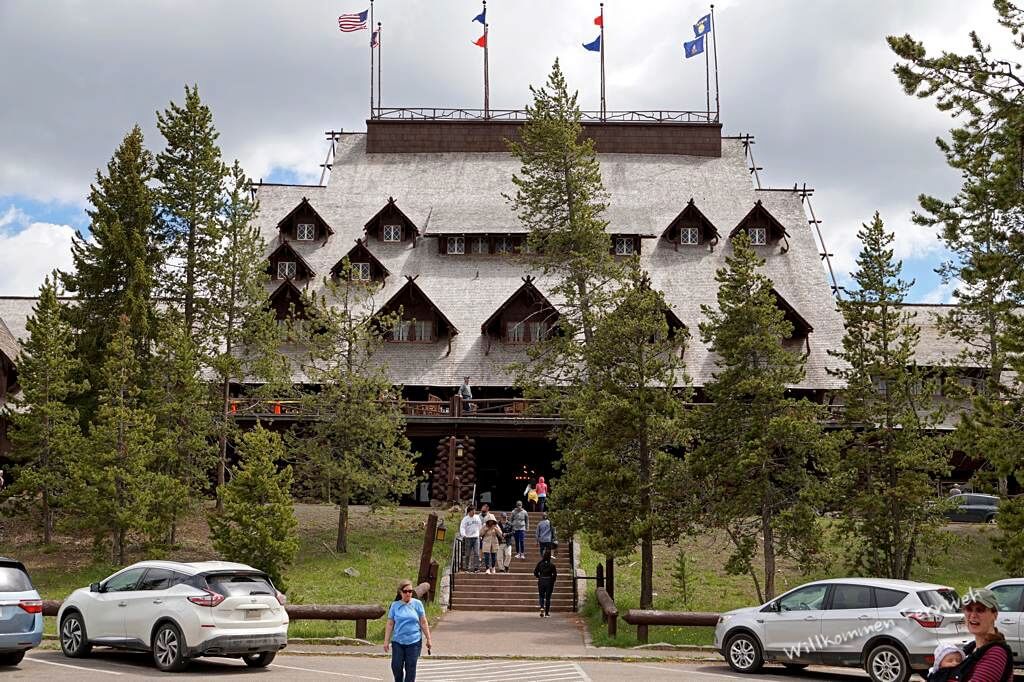 Das Old Faithful Inn von außen, Yellowstone National Park