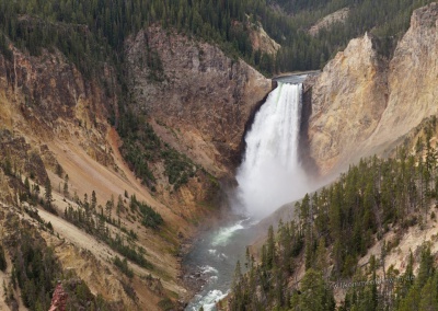 Blick vom Lookout Point, Grand Canyon of Yellowstone